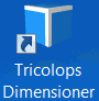 Tricolops Dimensioning App desktop shortcut